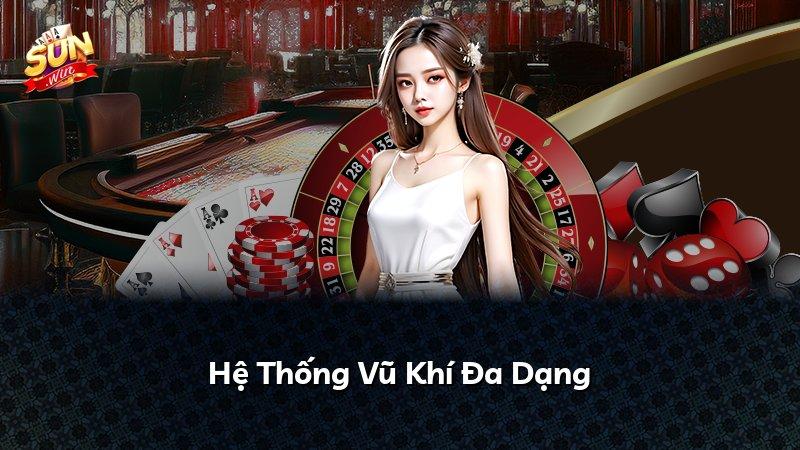 Hệ Thống Vũ Khí Đa Dạng