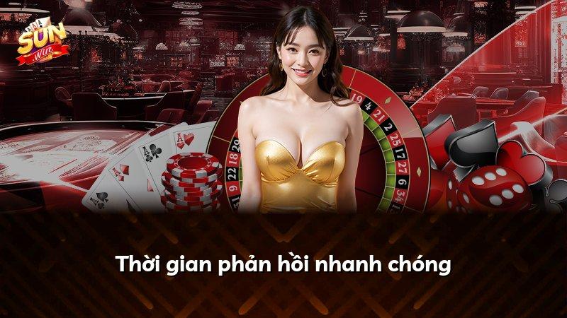 Thời gian phản hồi nhanh chóng